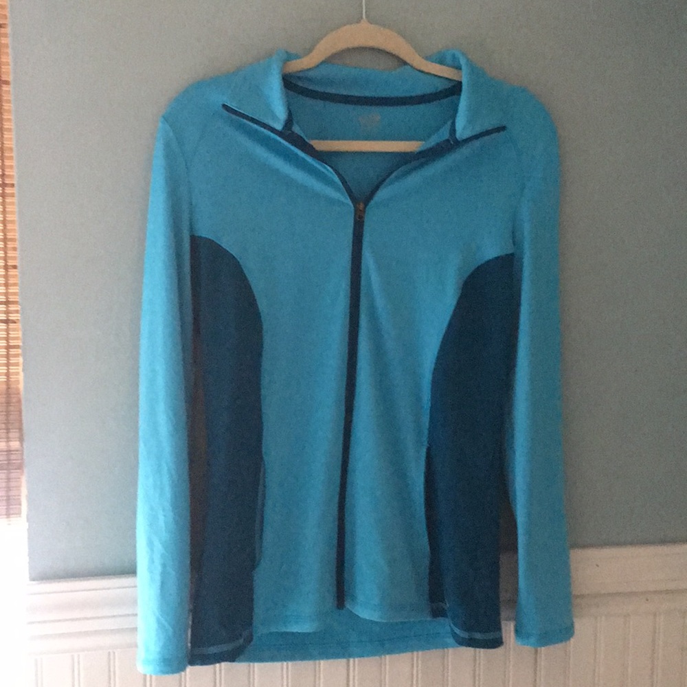 Warm up fill zip jacket